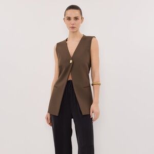 DISSH Sonny Tailored Vest Brown 4